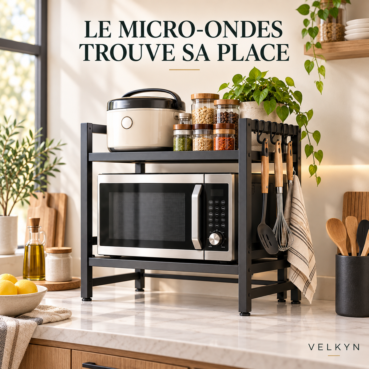 Petite cuisine : 7 solutions pour libérer le plan de travail