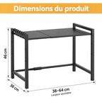 Étagère micro-ondes 3 niveaux – Rangement cuisine