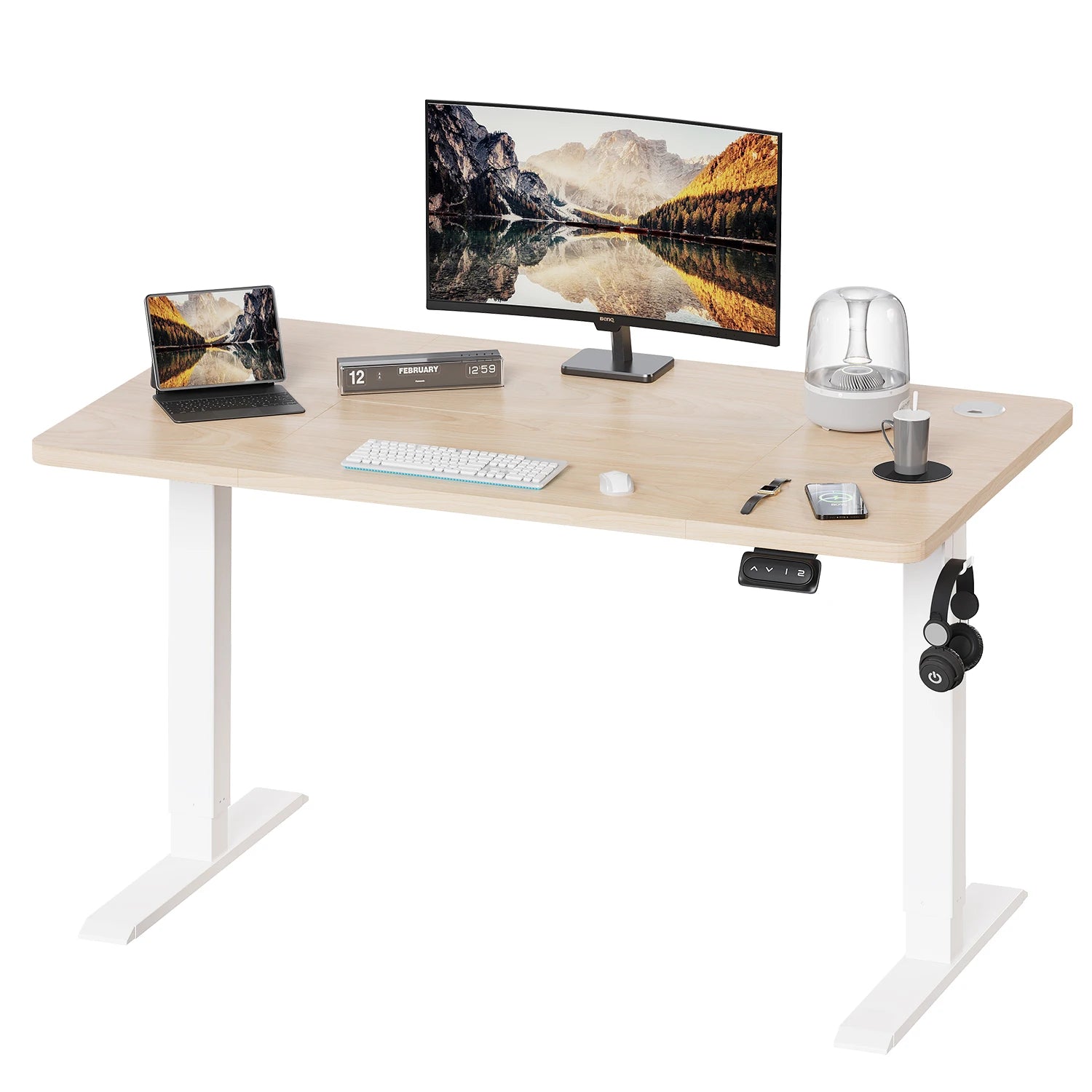 Bureau électrique Devoko – Plateau 120 × 60 cm – vue produit 9