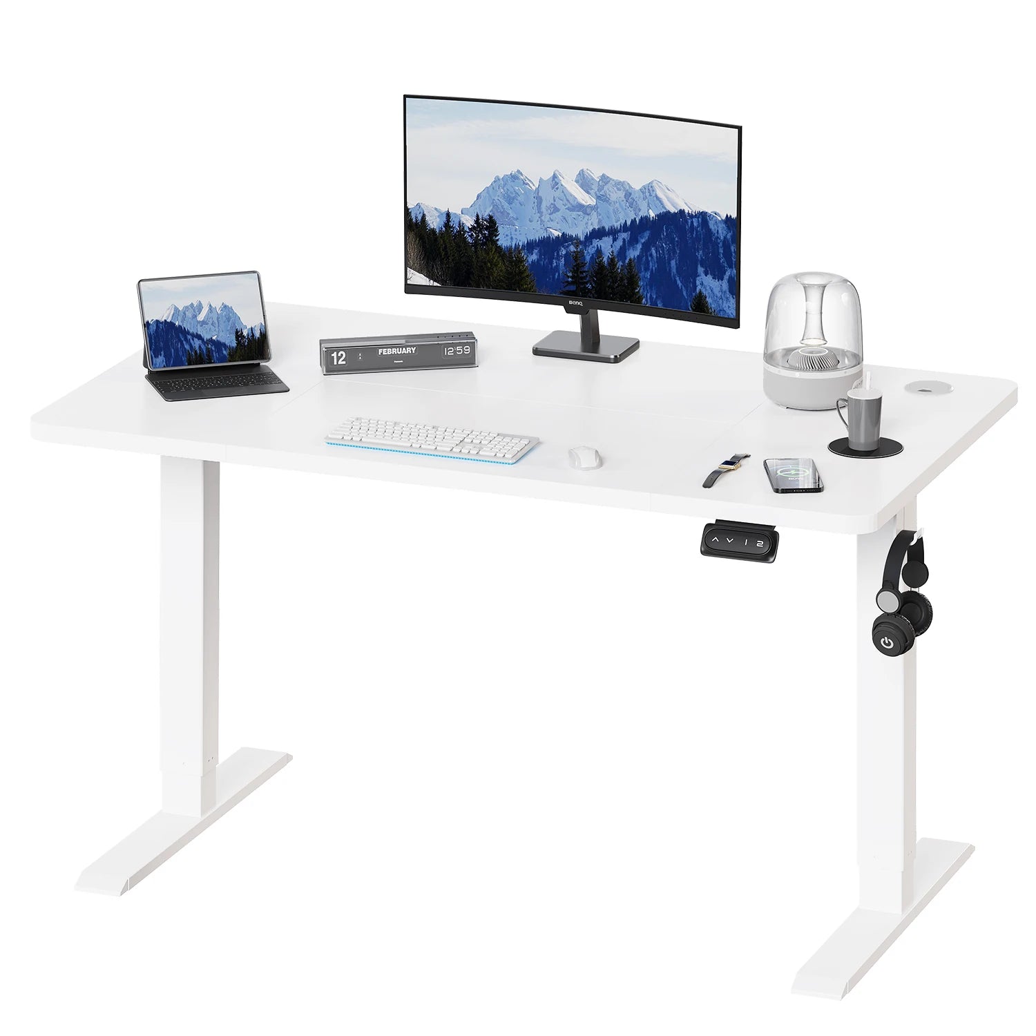 Bureau électrique Devoko – Plateau 120 × 60 cm – vue produit 8