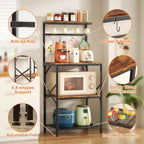 Étagère de cuisine pour micro-ondes – 3 niveaux – vue produit 4