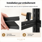 Étagère modulable sans boulons – 2, 3 ou 4 niveaux