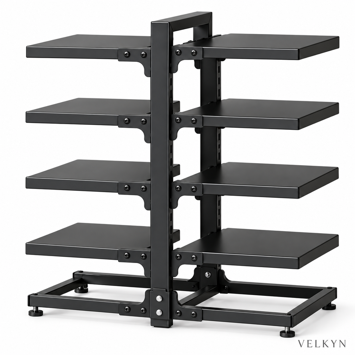 Organiseur réglable pour casseroles – Acier noir