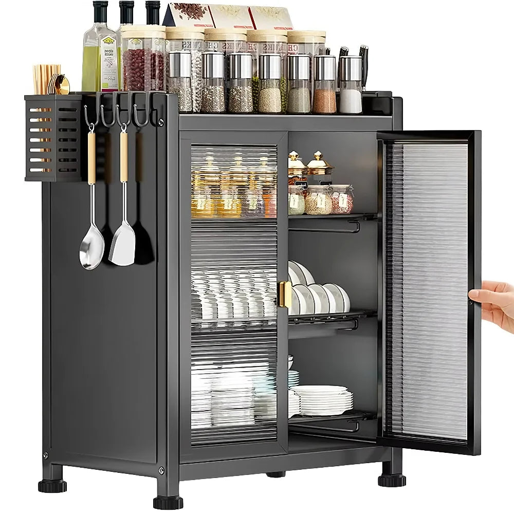 Meuble de cuisine fermé – 2 ou 3 niveaux – vue d’ensemble
