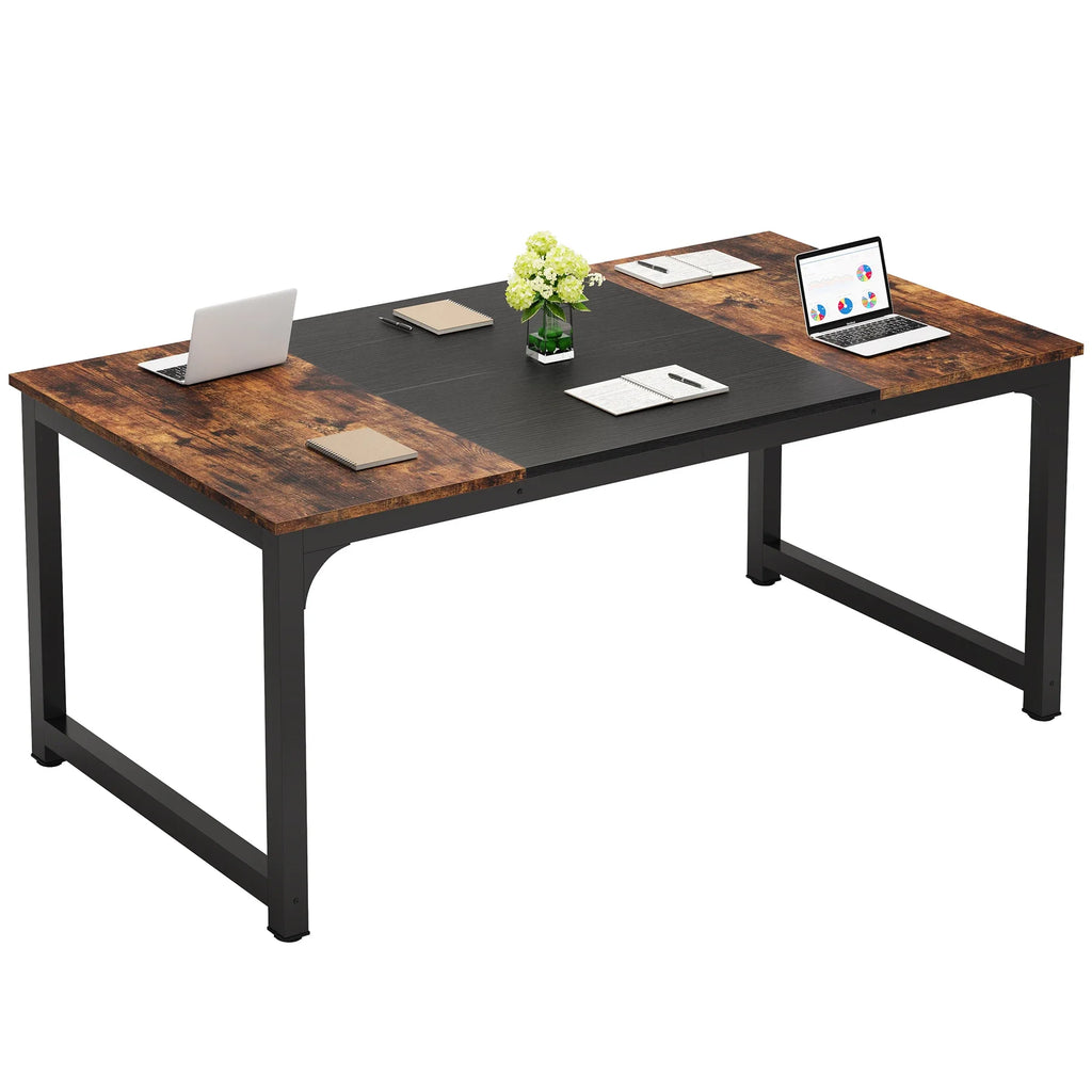 Grand bureau Tribesigns – 178 × 79 cm – vue produit 6