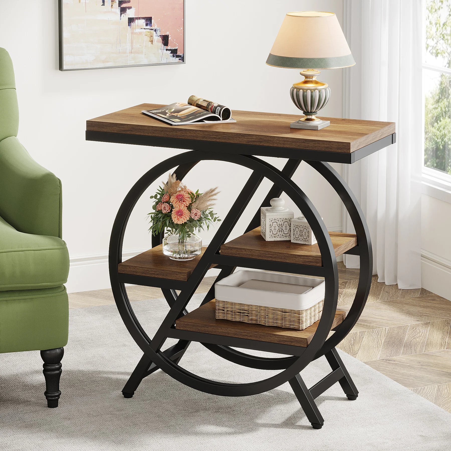 Table d’appoint Tribesigns – 3 niveaux – vue produit 9