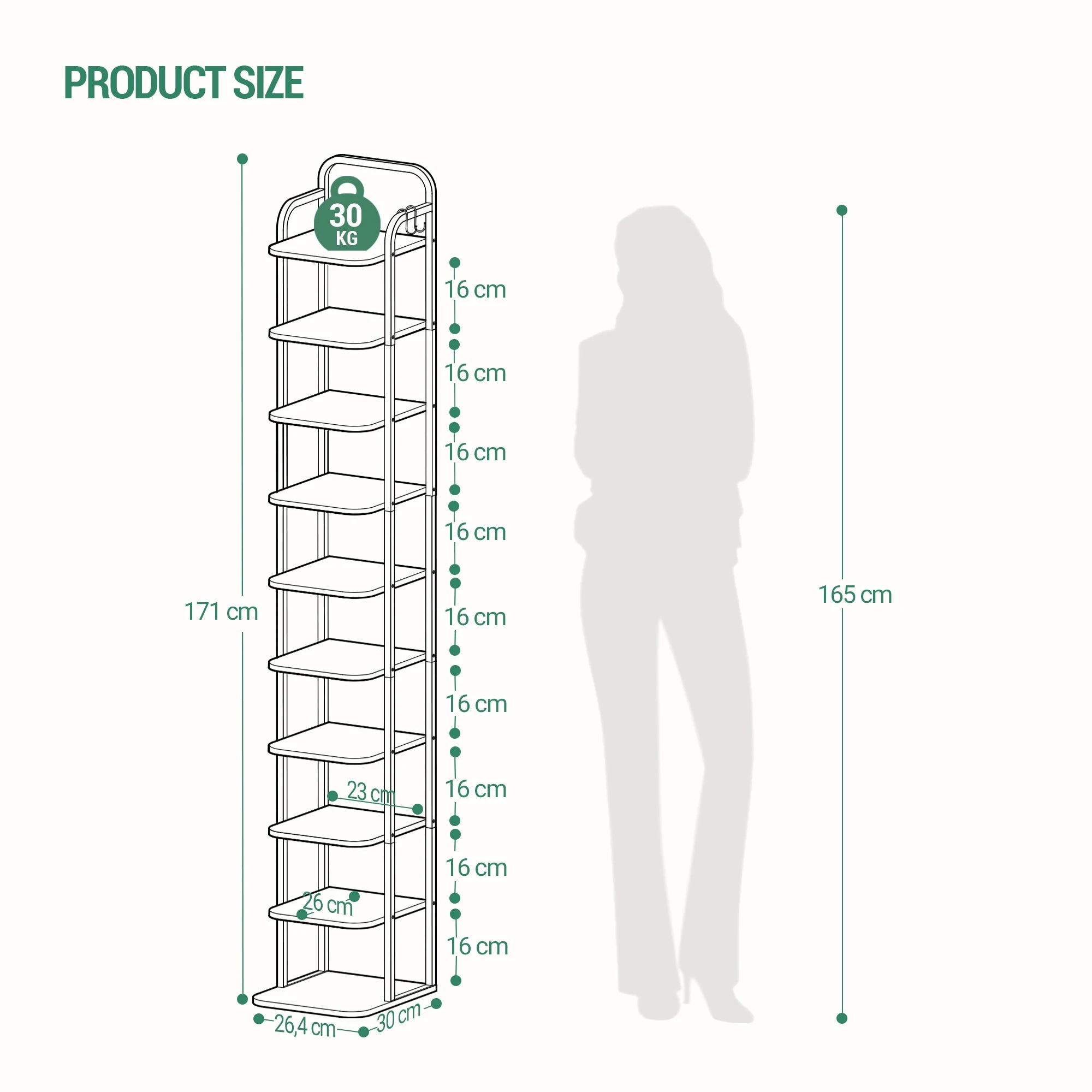 Tour à chaussures Hzuaneri – Format vertical – vue produit 6