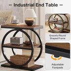 Console industrielle à cadre circulaire – 4 niveaux – vue produit 3