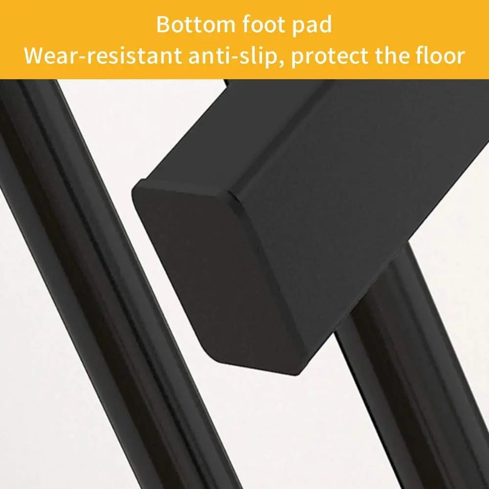Portant double avec étagère à chaussures – Fer – vue produit 5
