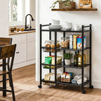 Desserte de cuisine mobile – 4 niveaux – vue produit 3