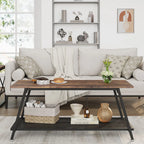 Table basse industrielle – 2 niveaux – vue produit 5