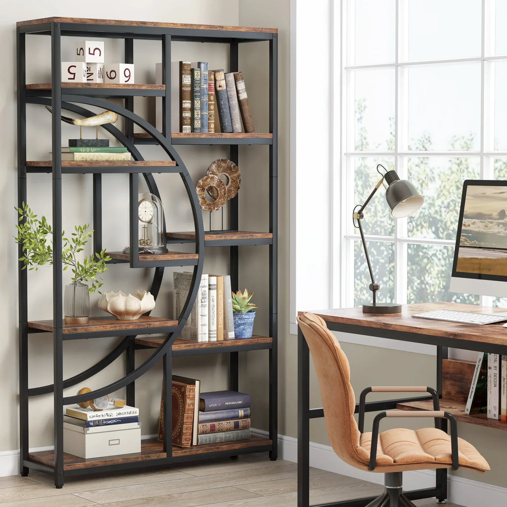 Bibliothèque industrielle Tribesigns – 5 niveaux – vue produit 3