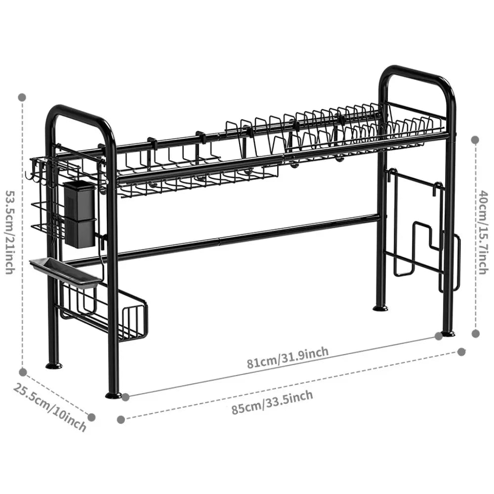 Dimensions du modèle Essentiel 85 cm de l’égouttoir Nox