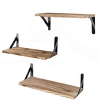 Tablette murale en bois – Trois formats – vue d’ensemble