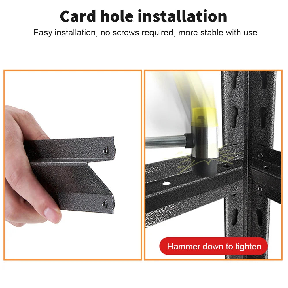 Étagère modulable sans boulons – 2, 3 ou 4 niveaux – vue produit 4