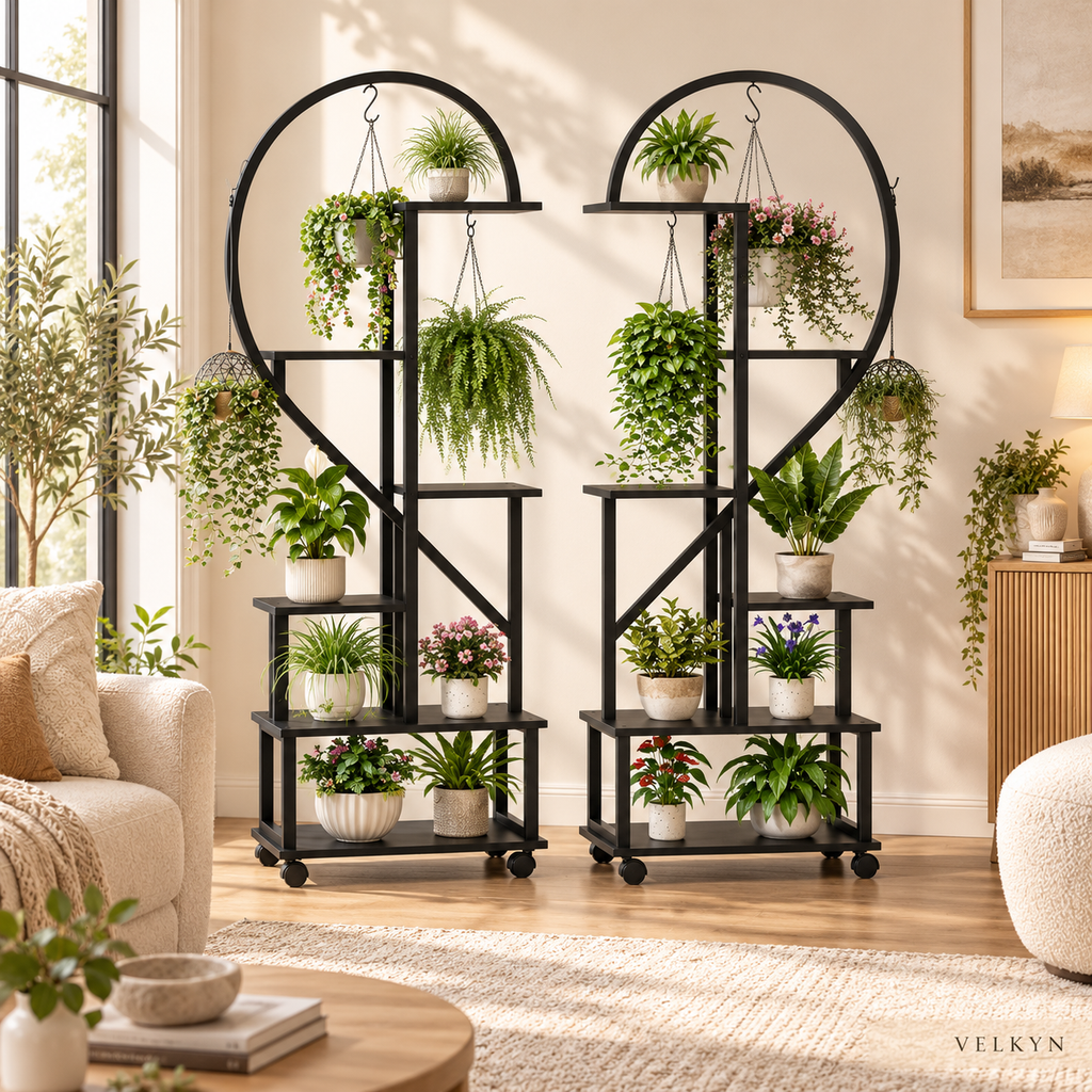 Supports pour plantes Cœur – Lot de 2