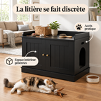 Meuble cache-litière VELKYN — bénéfices pratiques