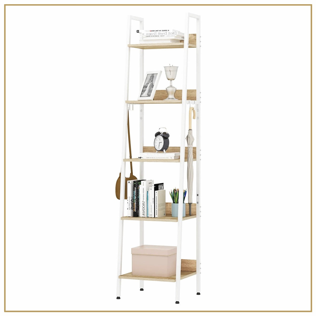 Bibliothèque échelle WOLTU – 5 niveaux – mise en situation