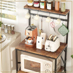 Étagère de cuisine pour micro-ondes – 3 niveaux – mise en situation