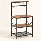 Étagère VELKYN pour micro-ondes à 3 niveaux, vue catalogue