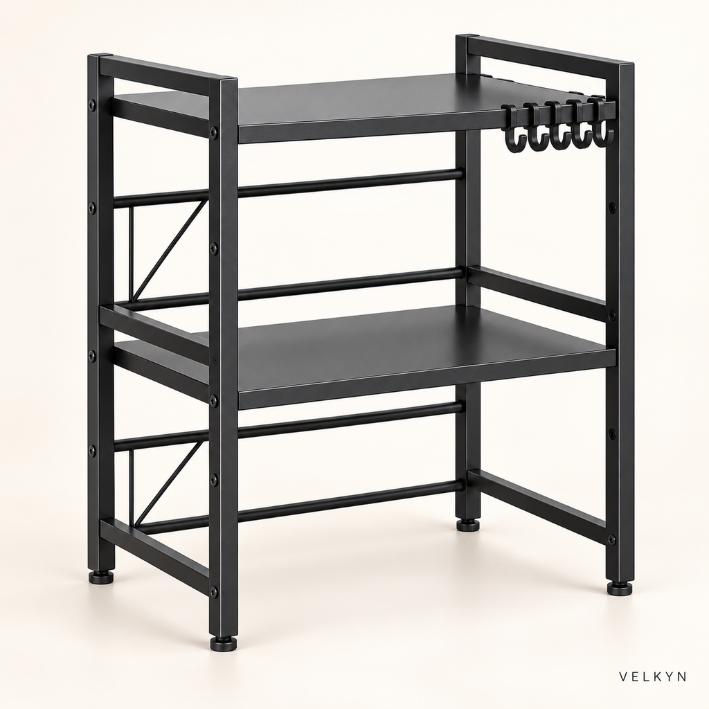 Étagère extensible VELKYN pour micro-ondes, vue catalogue
