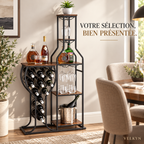 Étagère à vin VELKYN dans un coin repas