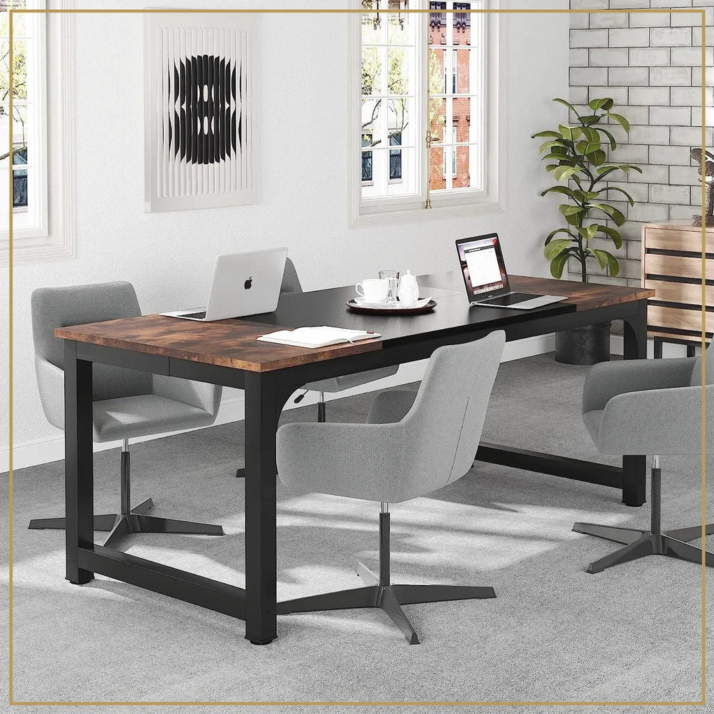 Grand bureau Tribesigns – 178 × 79 cm – mise en situation