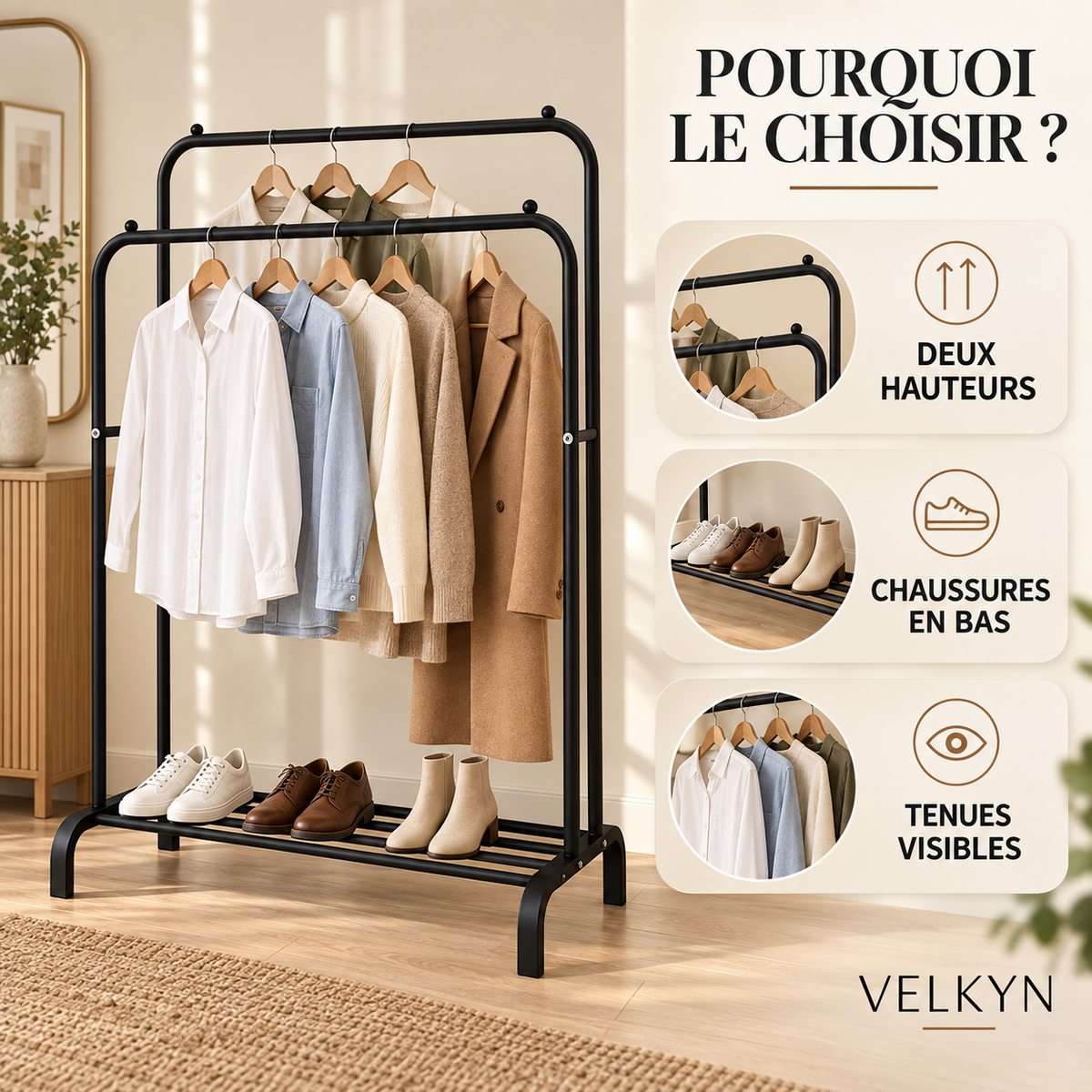 Portant double – principaux avantages