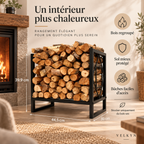 Bénéfices du porte-bûches compact VELKYN