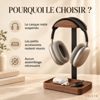 Support casque premium Velkyn – principaux avantages