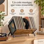 Bénéfices du support pour disques vinyles VELKYN