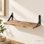 Tablette murale VELKYN en bois, format 42 cm, vue catalogue