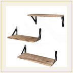 Tablette murale en bois – Trois formats – vue principale